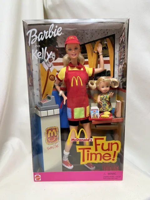 Barbie and Kelly 2001 McDonald’s Fun Time NRFB