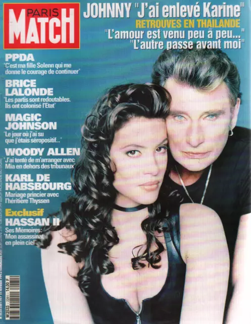 Paris Match February 2993 French Magazine Magic Johnson Woody Allen 032720DBE