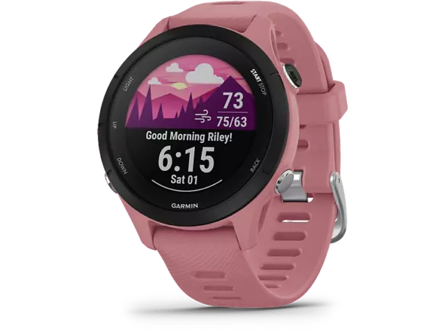 Reloj deportivo - Garmin Forerunner 255 S, Rosa, Pantalla 1.3", Garmin Pay™, Blu