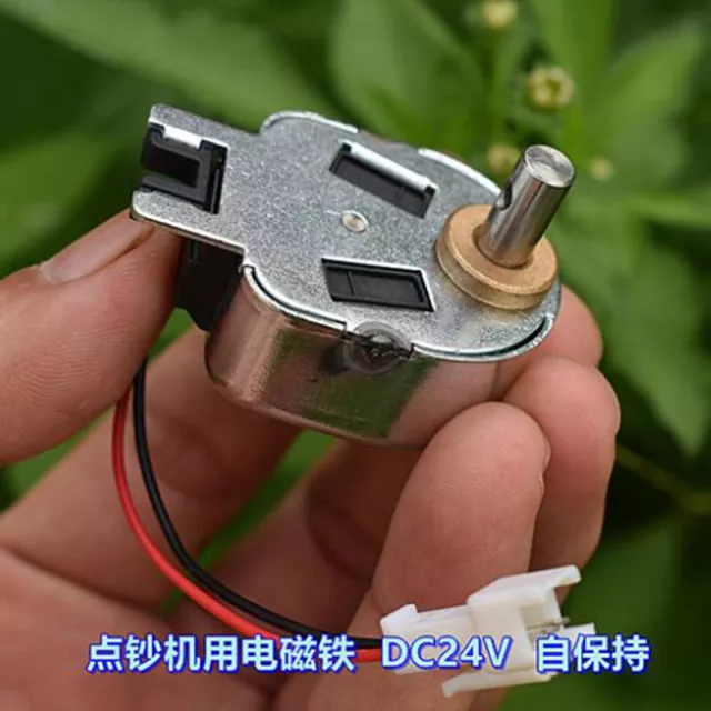 DC24V Mini Rotary Type Solenoid Magnet Self-holding Micro Rotating Electromagnet