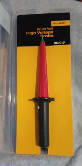 Fluke 80K-40 High Voltage Probe 40,000 Volt Dc Plastic Body Partially Opened