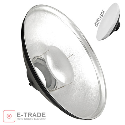 BOWENS E walimex/Argento DIFFUSORE PER moderntex Beauty Dish 70cm incl 