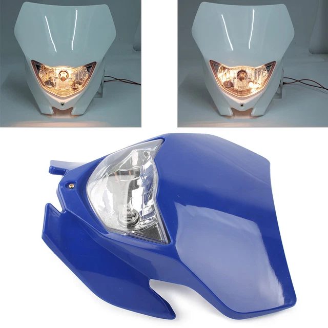 Enduro Headlight for Yamaha WRF250/400/426 KLX250 TTR250 Off-road Dirt Bike Blue