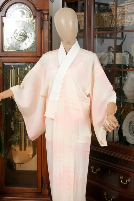 Dear Vanilla Japanese Juban Undergown Women's Kimono Genuine Vintage Mint 2