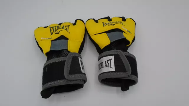 Everlast EverGel Hand Wraps (Yellow, Medium)