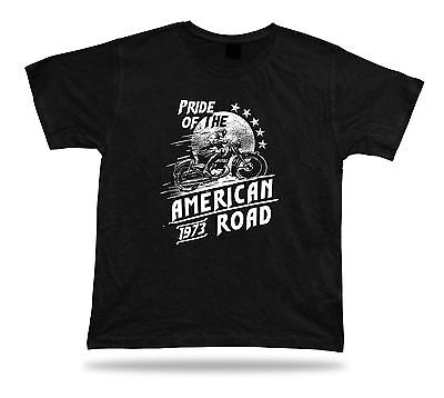 Tshirt Tee Shirt Birthday Gift Idea American Pride Vintage Motorcycle Retro Bike