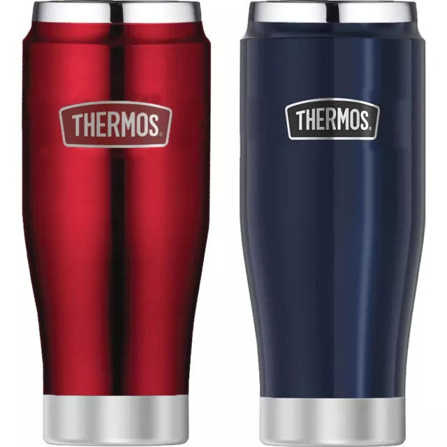 Thermos 16 oz. Stainless King Insulated Tumbler 2-Pack - Cranberry/Midnight Blue