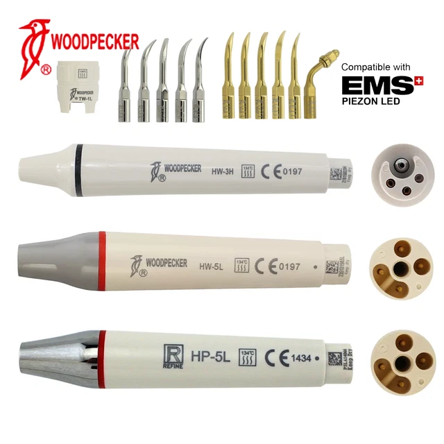 WOODPECKER DENTAL ULTRASONIC Piezo Scaler Handpiece HW 3H HW 5L HP 5L 