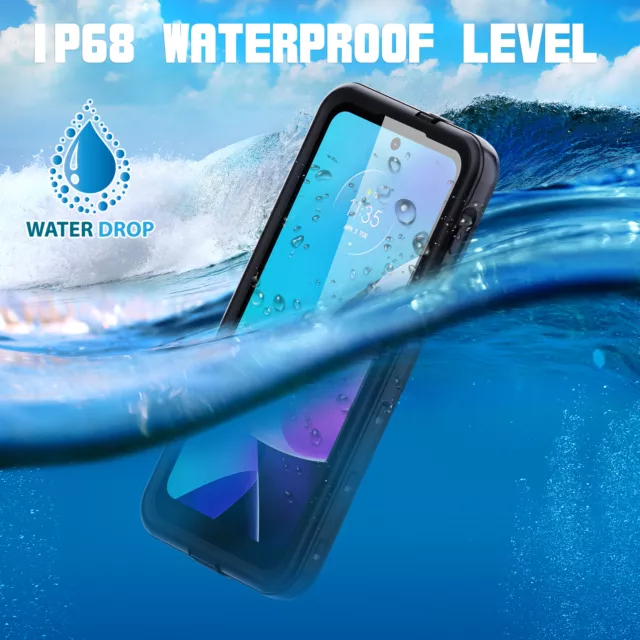 Waterproof Dust Shockproof Full Hard Case Cover for Moto-G-Play / Moto-G-Stylus