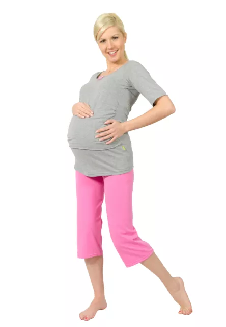 2in1 Still-Pyjama Schwangerschaftspyjama Stilltop Stillen Pyjama PERLA be mama!