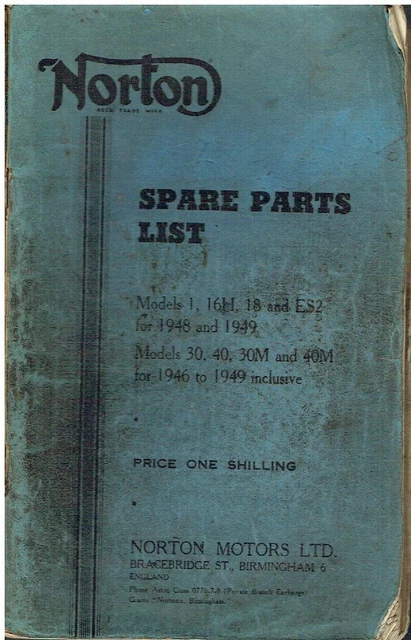 Parts Catalogs, Motorcycle Manuals & Literature, Manuals