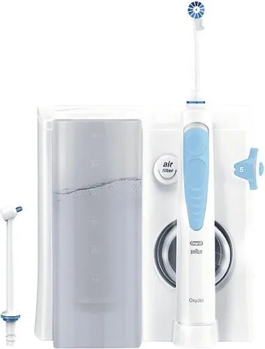 Oral-B OxyJet Oral Health Center   Munddusche  Wassertank 600 ml  5 Reinigungsst