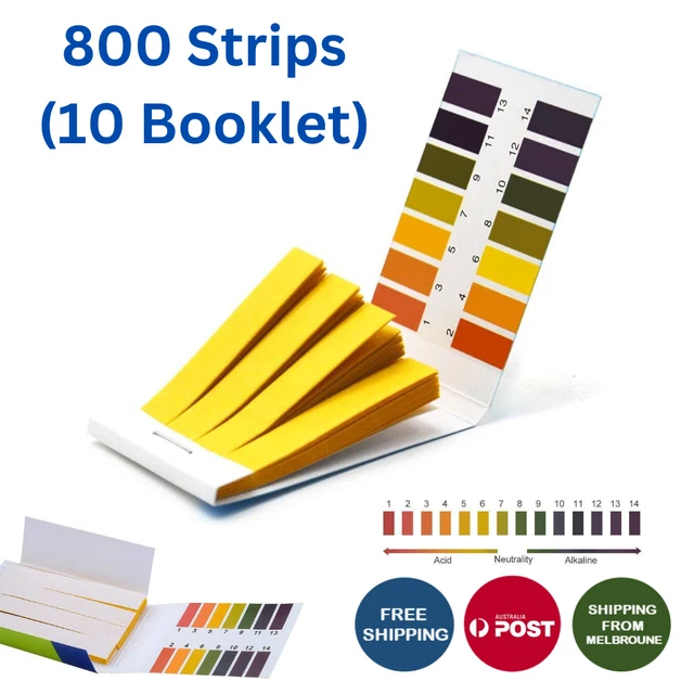 PH TEST STRIPS Litmus Paper Urine Saliva Acid Alkaline Liquid Level