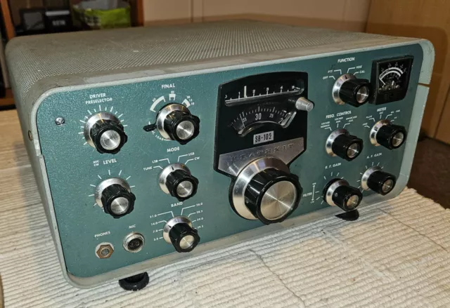 Heathkit Sende - Empfänger "SB - 102" mit Netzteil !