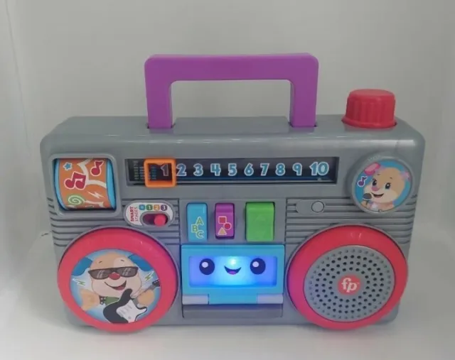 Fisher Price LAUGH N LEARN BOOM BOX ENGLISH VERSION Baby Activity Toy