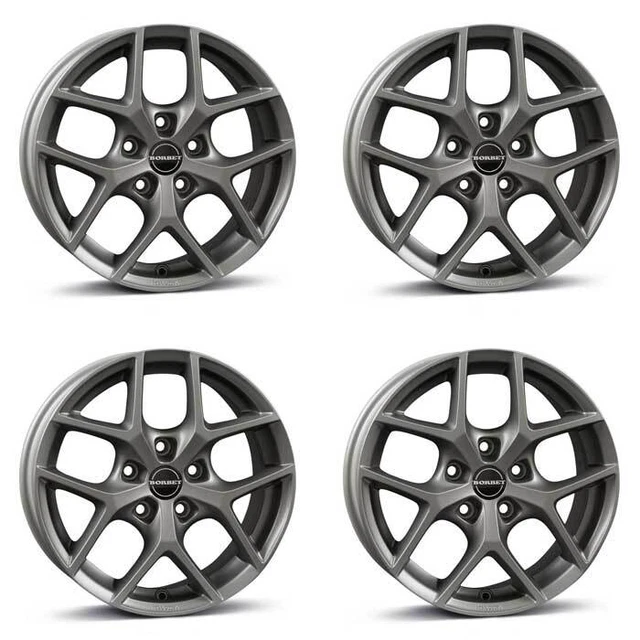 Felgenfactory 4X Centreerringen 72,5-66,1 | 72,5 naar 66,1 | compatibel met Borbet | Grijs