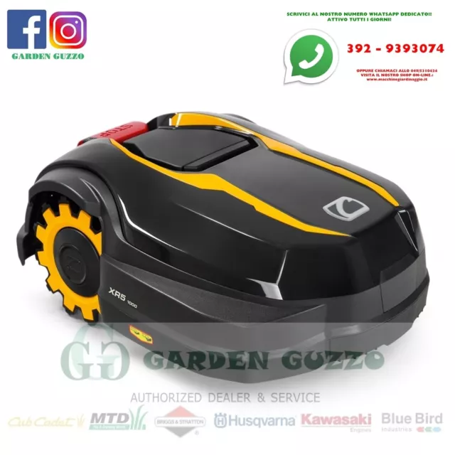 Robot rasaerba CUB CADET XR5 1000; fino a 1000 mq; batteria al litio.