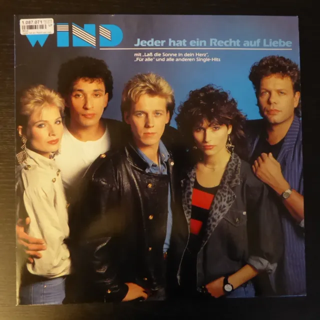 LP " Jeder hat ein Recht auf Liebe" von Wind, Jupiter Records 833 848-1