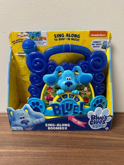 Nickelodeon Blue's Clue's And You Sing Along Boombox Brand New Toys