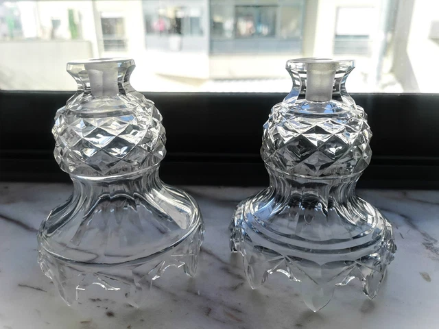 Bougeoir en verre signé A.Vialas - Décoration