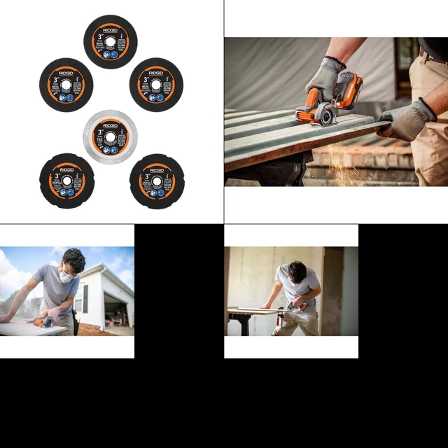 Cut-off Wheel Kit (6-piece) | Piece Ridgid Blade In Box