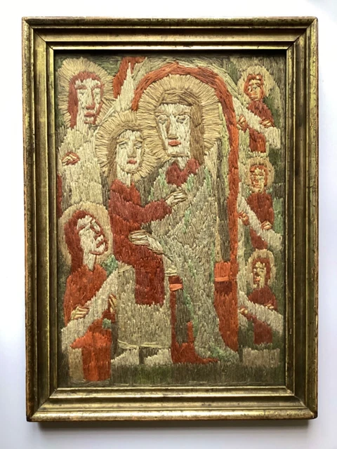 „Madonna mit Engeln“, Expressionismus, Bauhaus, ca. 1929, Wilhelm Rupprecht
