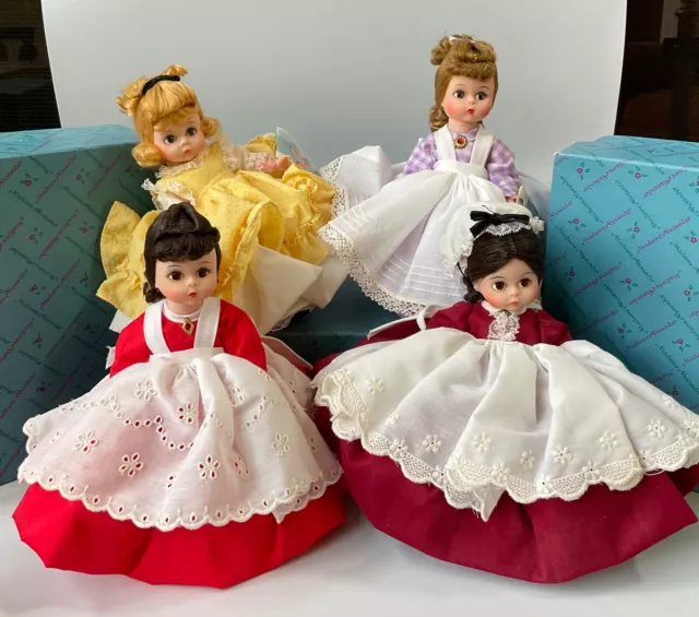 Madame Alexander-Kins Little Women dolls Jo Meg Amy Marme 3 boxes