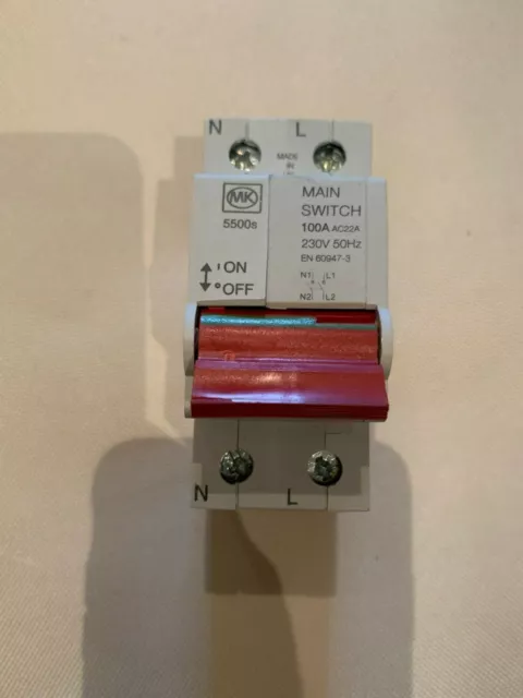 MK 5500s 100A main switch new no box