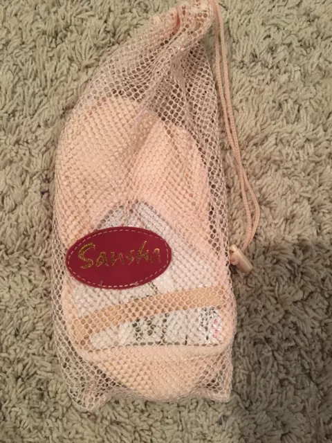 NWT Sansha Pink Child Star-Split Canvas Split-Sole Ballet Shoes