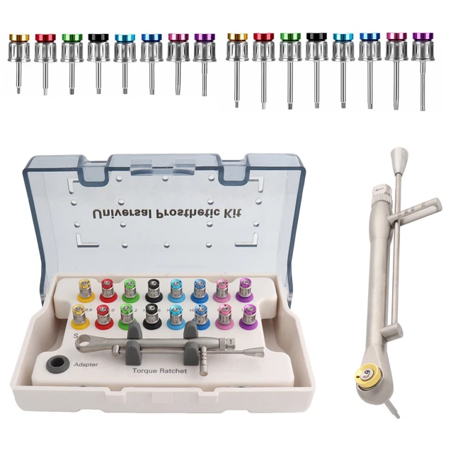 Dental Implant Torque Wrench Kit - Adjustable 10-70Ncm, Universal For Implant Restorations - View #11