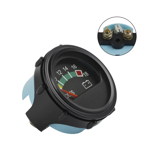 Voltmètre Voiture 12V Universel - 52 Mm - Plage 8-16V - Facile à Installer - Alliage Aluminium