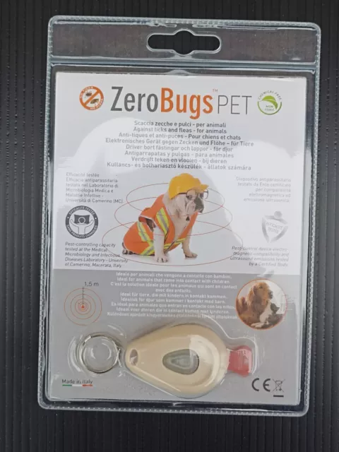 ZeroBugs Pet Répulsif écolo Anti Puces et Anti Tiques Electronique Chat  Chiens