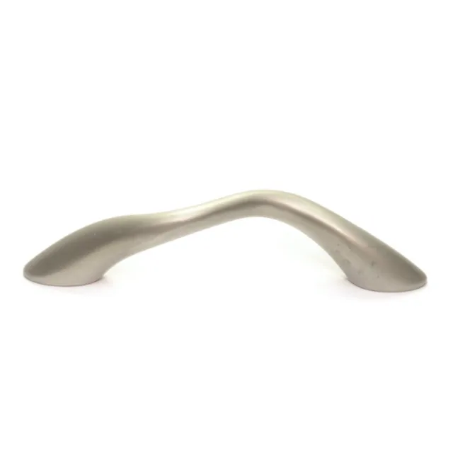 Vintage Silver Tone Modern Style Cabinet Drawer Door Pull Handle 4"