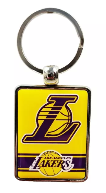Los Angeles LA Lakers NBA Logo Keyring Metal Basketball Gift Jersey  Kobe Bryant