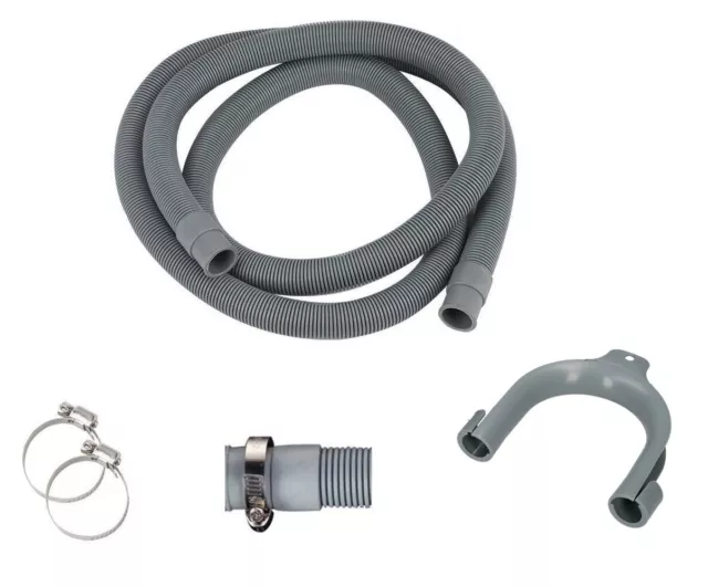 UNIVERSAL Washing Machine & Dishwasher Waste Drain Hose EXTENSION KIT 1.5M - 4M