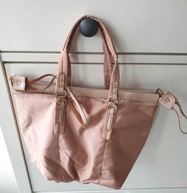 Zara nylon mini tote bag discount