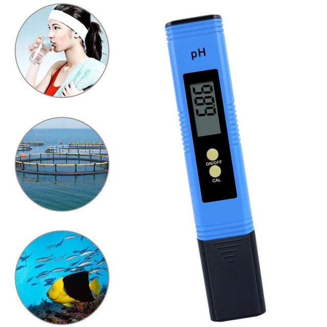 Misuratore PH Dr.meter | Tester Digitale 0-14 PH | Alta Precisione 0.01 | Per Acquari E Piscine