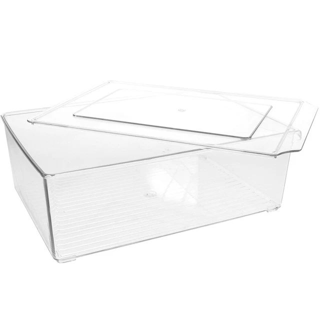 PIZZA STORAGE CONTAINER Strawberry Containers Fridge Fruit Refrigerator