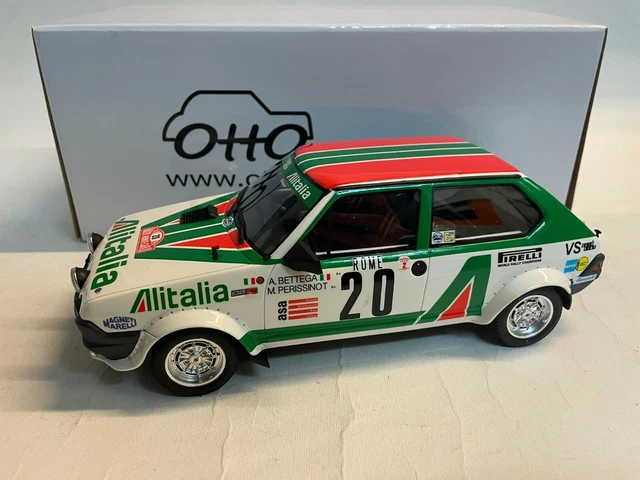 Ixo Fiat Ritmo 75 Abarth Rally Monte Carlo #20 1979 A.Bettega 1/43rd RAC445B | UK