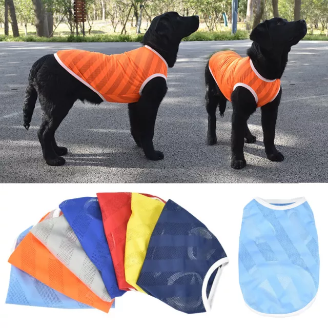 Mascota Chaleco Gato Ropa Cachorro Perro Camisetas Transpirable Malla L <