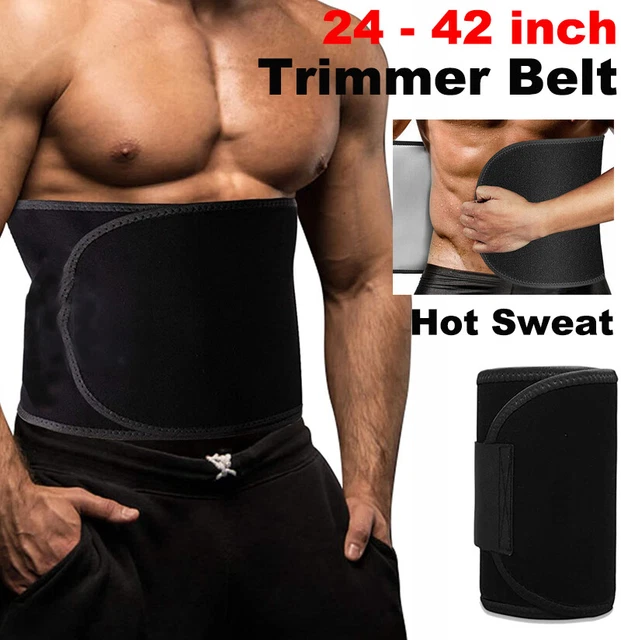 Men Waist Trimmer Belt Sweat Wrap Tummy Stomach Weight Loss Fat Burner Slimming
