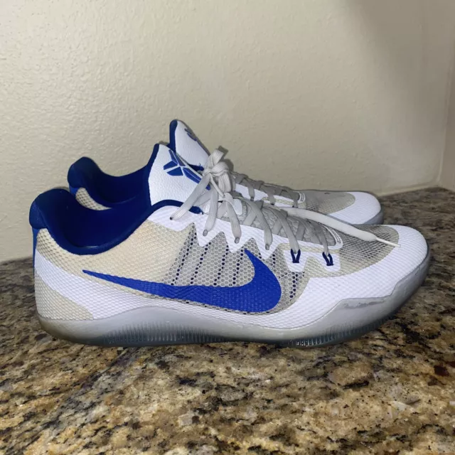 NIKE KOBE 11 XI TB Team Bank Promo White Blue Size 17 856485 140 24.99 PicClick