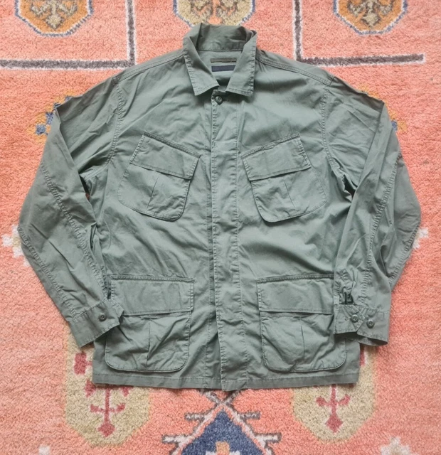 UNIQLO RIPSTOP JUNGLE Military Vietnam Fatigue Jacket Orslow Olive