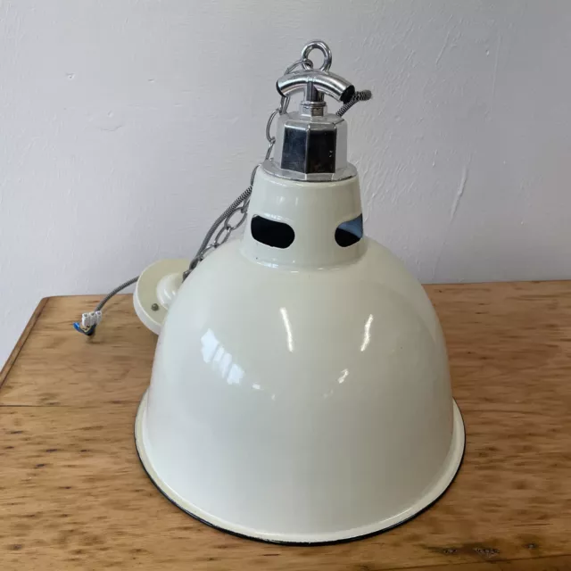 Marks And Spencer Industrial Style Enamelled Metal Ceiling Light Fitting Dixon