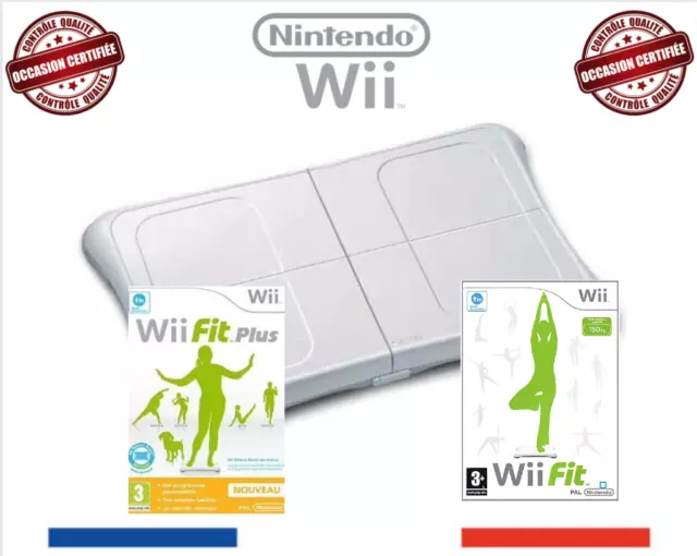 Pack Nintendo Wii Balance Board + Jeu Wii Fit + Jeu Wii Fit Plus