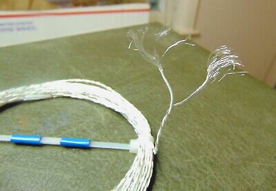 20 feet twisted pair 26 AWG 66 STRAND Flexible Silver Plated PTFE Wire Clear SPC