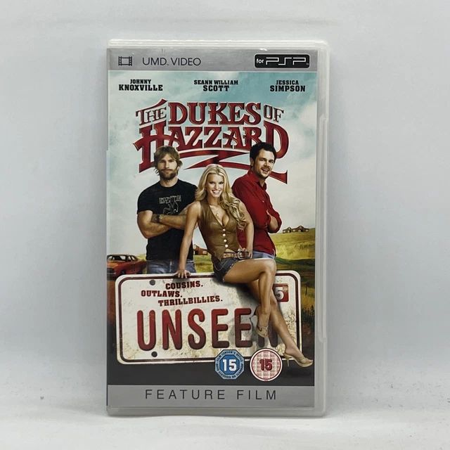 The Dukes Of Hazzard Johnny Knoxville Sony PSP PlayStation UMD Video Region 2