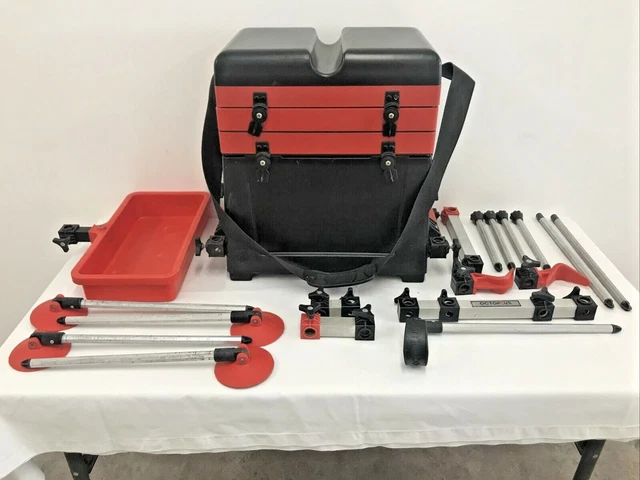 LARGE WATERCRAFT FISHING seatbox with mainframe and lots of