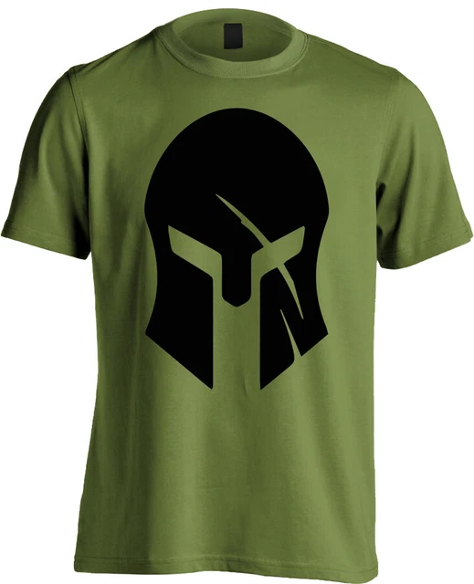 Spartan Helmet Men's T-Shirt Warrior gym warrior