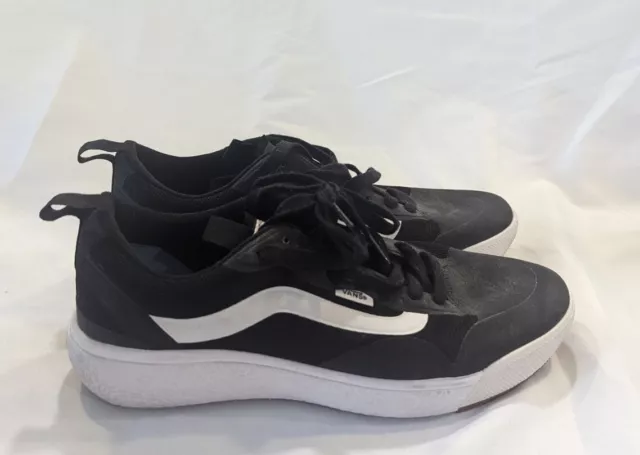 Vans Ultrarange Rapidweld Black White Shoes Men's Size 8.5/Womens 10 EUC B-4-2